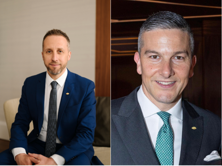 Mandarin Oriental nomina Nicola Abate e Mirko Cattini come General Manager per le aperture in Italia nel 2027.