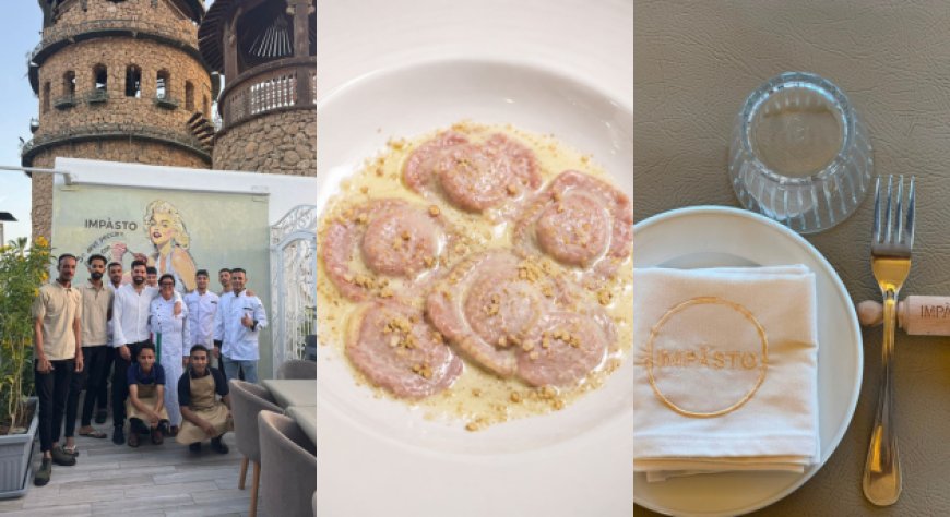 Il ristorante Impàsto a Sharm El-Sheikh produce 20 kg di pasta fresca artigianale al giorno.